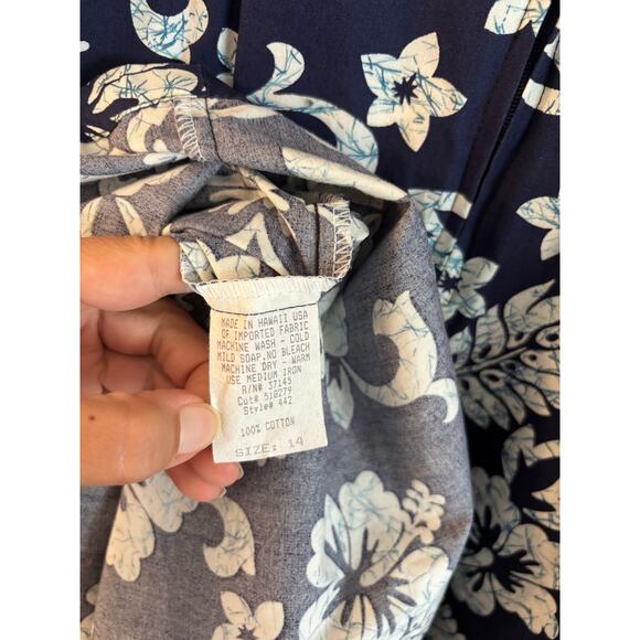Hilo Hattie The Hawaiian Original Maxi Dress Floral Sleeveless Tank A Line Sz 14 - Picture 7 of 8
